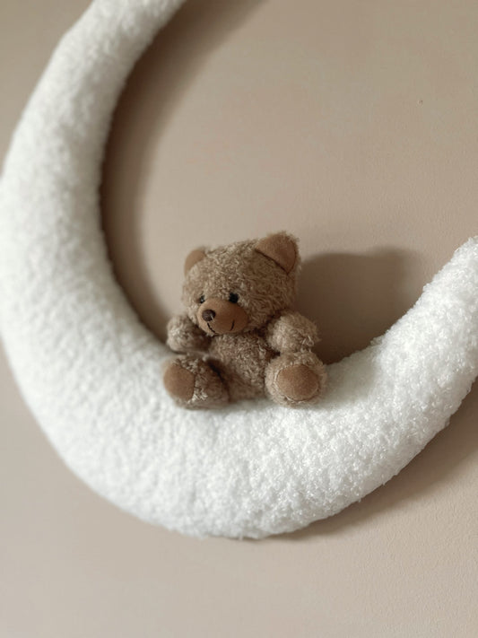 Lampe Murale Bébé Coton Bouclé - Lune & Ours