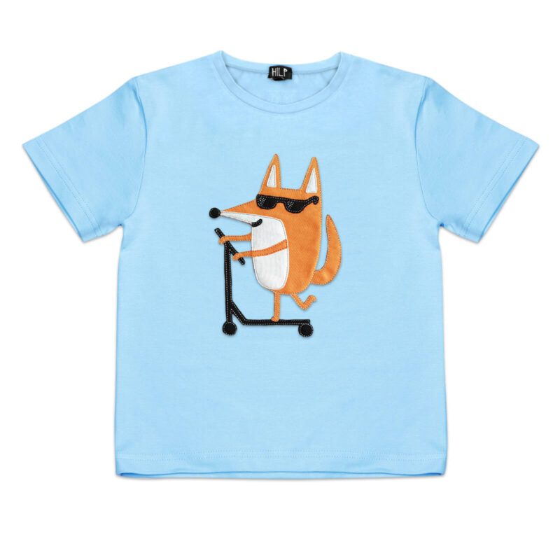 Kids Scootering Fox T-Shirt