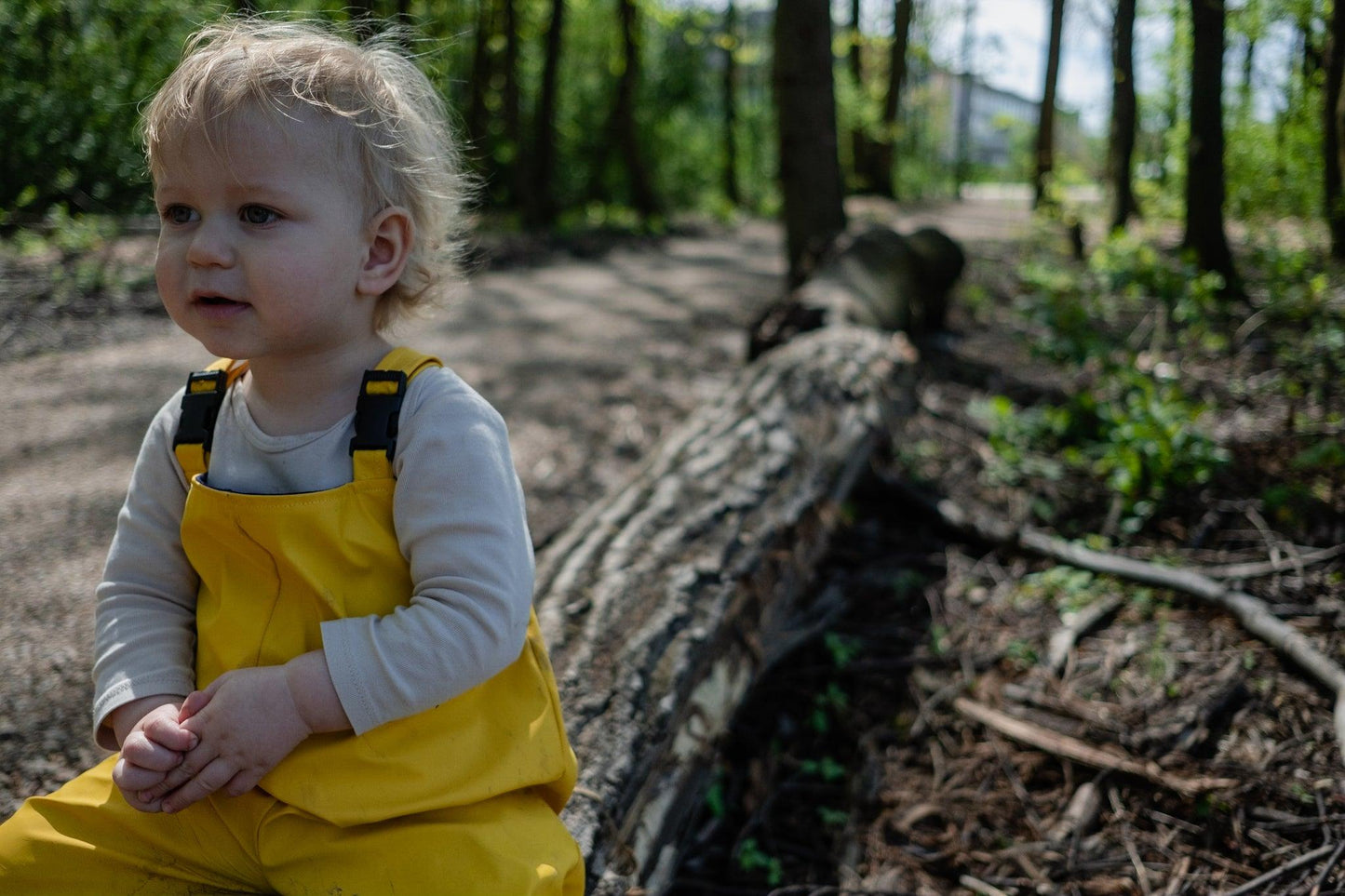 Ensemble imperméable bébé / enfant – Jaune