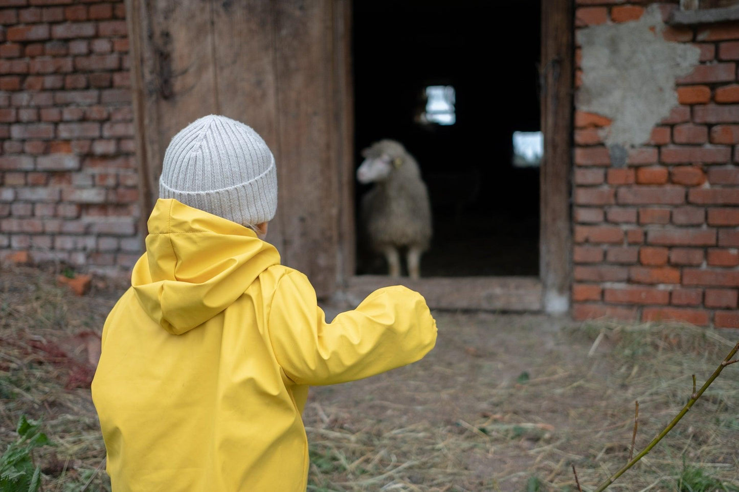 Ensemble imperméable bébé / enfant – Jaune
