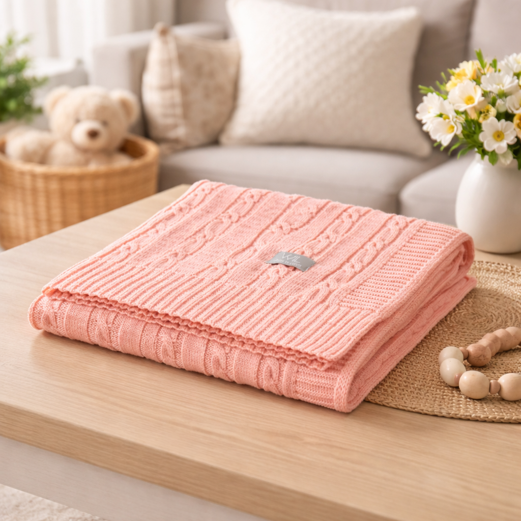 HOPE Merino Wool Baby Blanket