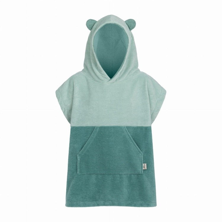Surfbear Kids Bath Poncho - Green