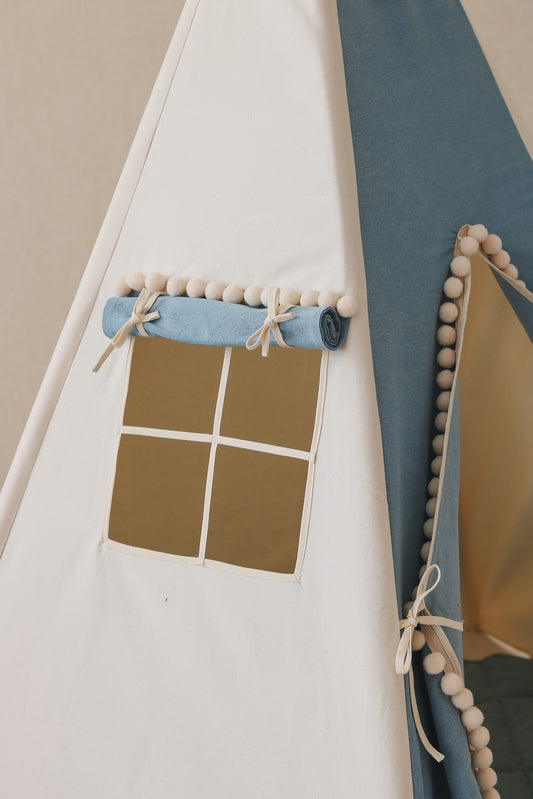 Teepee Tent - Jeans With Pompoms